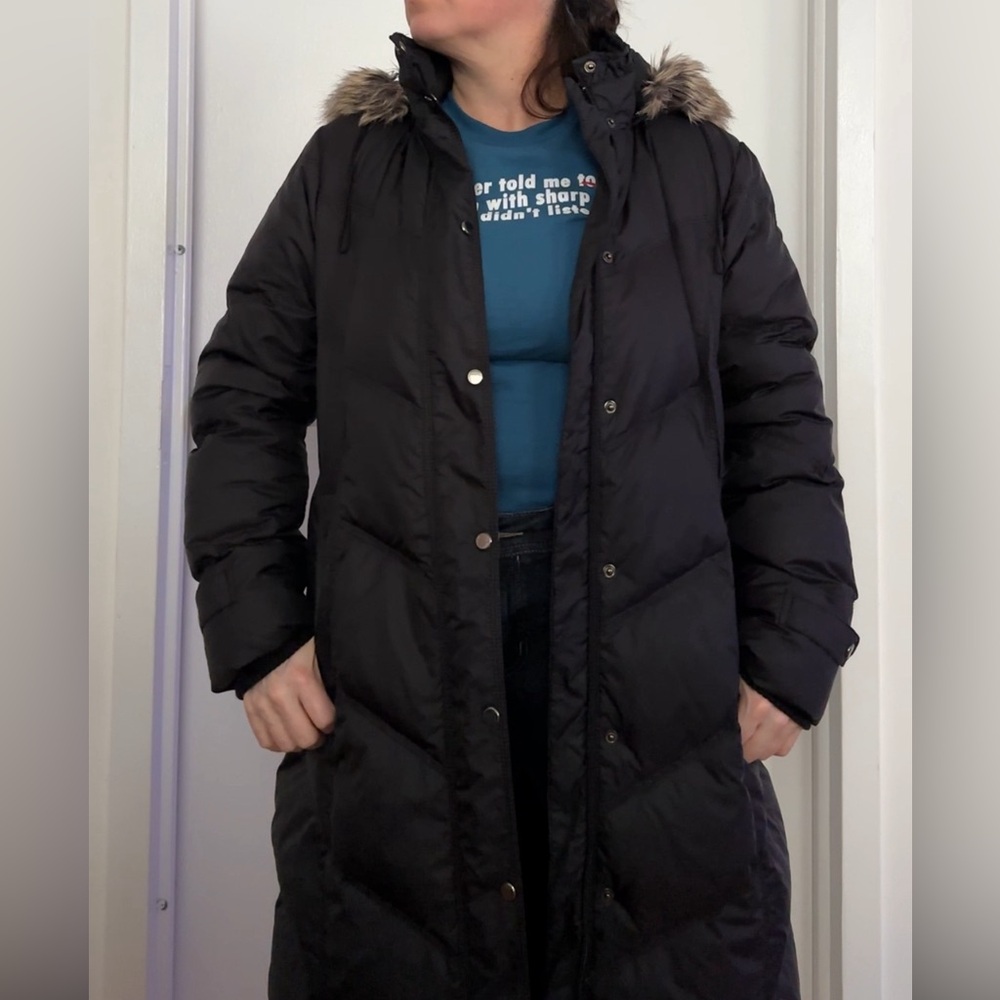 London Fog Long Puff Coat size L